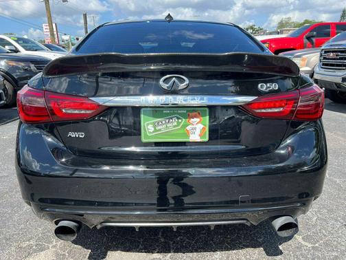 Black Obsidian 2020 INFINITI Q50 3.0t LUXE