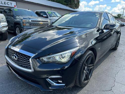 Black Obsidian 2020 INFINITI Q50 3.0t LUXE