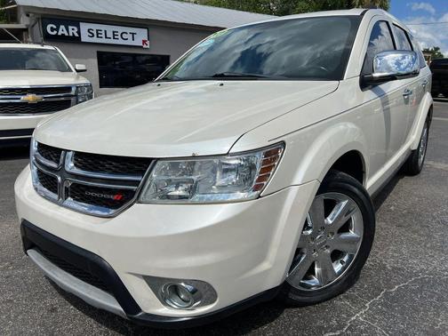 Pearl White Tri-Coat 2013 Dodge Journey Crew