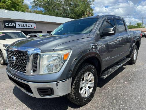 Gun Metallic 2017 Nissan Titan SV