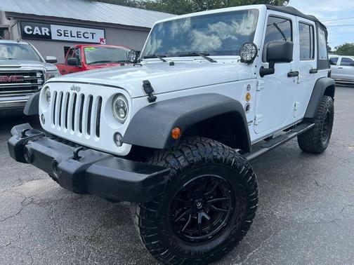 Bright White Clearcoat 2014 Jeep Wrangler Unlimited Sport