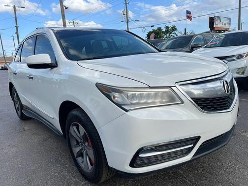 White Diamond Pearl 2014 Acura MDX 3.5L
