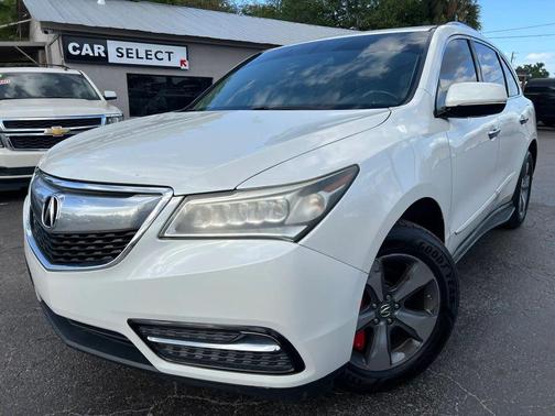 White Diamond Pearl 2014 Acura MDX 3.5L