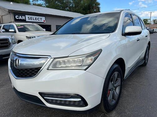 White Diamond Pearl 2014 Acura MDX 3.5L