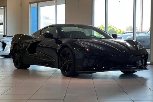 Black 2026 Chevrolet Corvette Stingray w/1LT