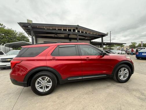 Red 2020 Ford Explorer XLT