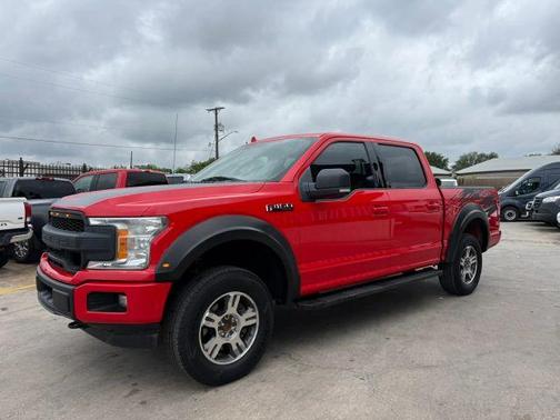 Red 2018 Ford F-150 XLT