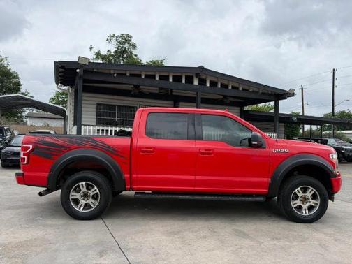 Red 2018 Ford F-150 XLT