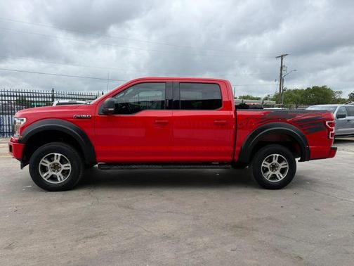 Red 2018 Ford F-150 XLT