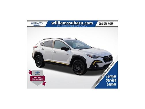 Crystal White Pearl 2025 Subaru Crosstrek Sport