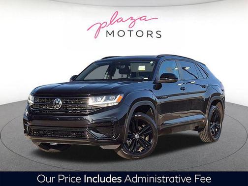 Deep Black Pearl 2023 Volkswagen Atlas Cross Sport 3.6L V6 SEL R-Line