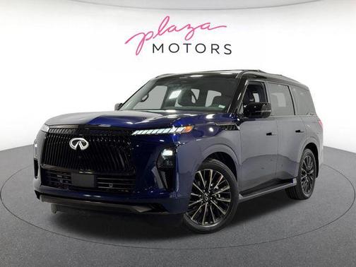 Grand Blue/Black Obsidian 2025 INFINITI QX80 AUTOGRAPH AWD