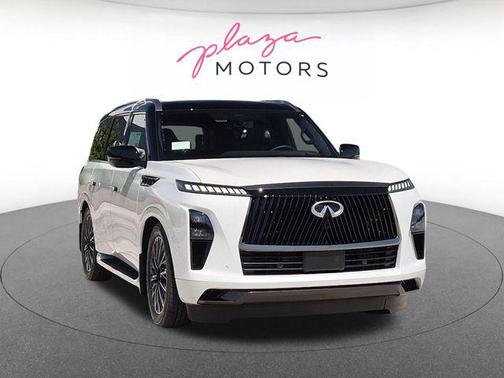 Radiant White/Black Obsidian 2026 INFINITI QX80 AUTOGRAPH AWD