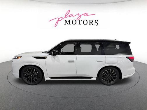 Radiant White/Black Obsidian 2026 INFINITI QX80 AUTOGRAPH AWD