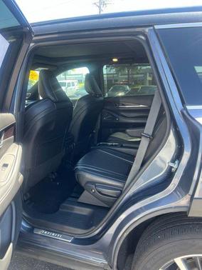 Moonbow Blue/Black Obsidian 2022 INFINITI QX60 AUTOGRAPH
