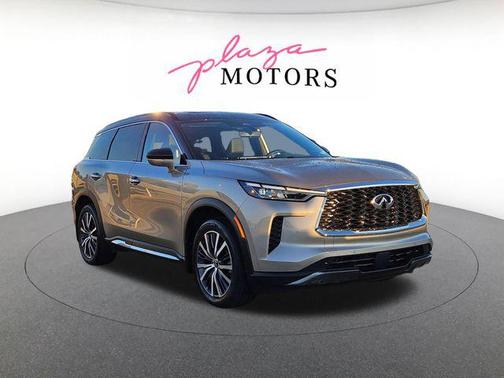 Warm Titanium/Black Obsidian 2023 INFINITI QX60 AUTOGRAPH