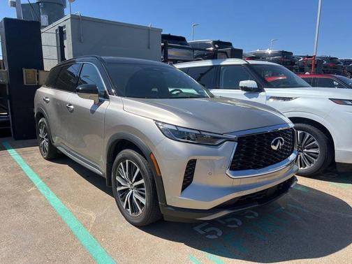 Warm Titanium/Black Obsidian 2023 INFINITI QX60 AUTOGRAPH