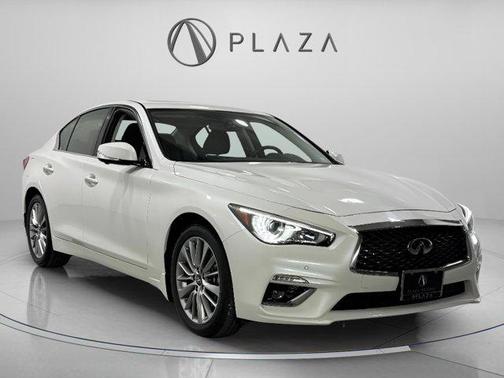 Majestic White 2024 INFINITI Q50 3.0t LUXE