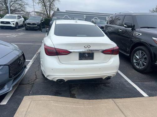 Majestic White 2024 INFINITI Q50 3.0t LUXE