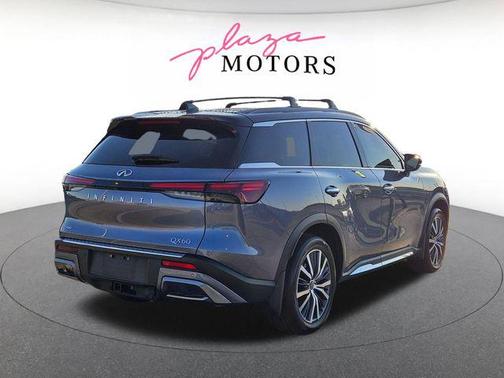 Moonbow Blue/Black Obsidian 2023 INFINITI QX60 AUTOGRAPH