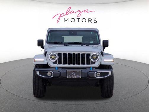 Bright White Clearcoat 2024 Jeep Wrangler 4xe Sahara