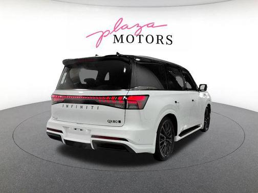 Radiant White/Black Obsidian 2026 INFINITI QX80 AUTOGRAPH AWD