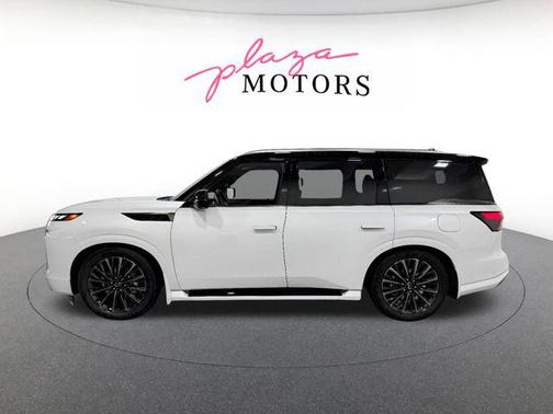 Radiant White/Black Obsidian 2026 INFINITI QX80 AUTOGRAPH AWD