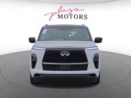 Radiant White/Black Obsidian 2026 INFINITI QX80 AUTOGRAPH AWD