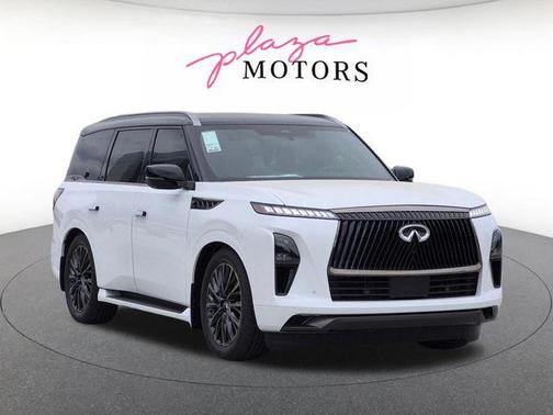 Radiant White/Black Obsidian 2026 INFINITI QX80 AUTOGRAPH AWD