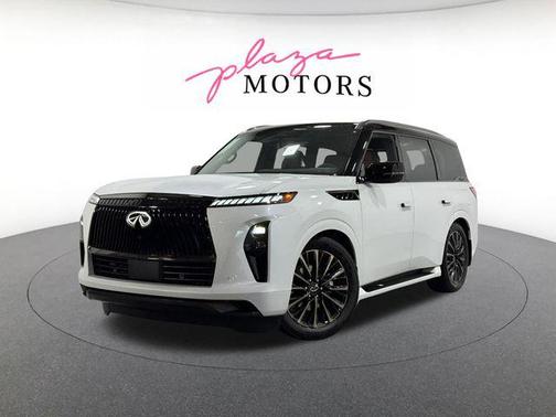 Radiant White/Black Obsidian 2026 INFINITI QX80 AUTOGRAPH AWD