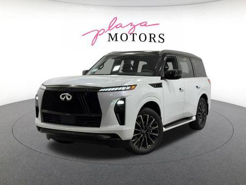 Radiant White/Black Obsidian 2026 INFINITI QX80 AUTOGRAPH AWD