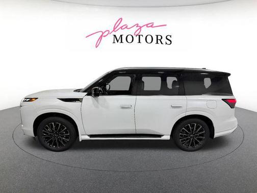 Radiant White/Black Obsidian 2026 INFINITI QX80 AUTOGRAPH AWD