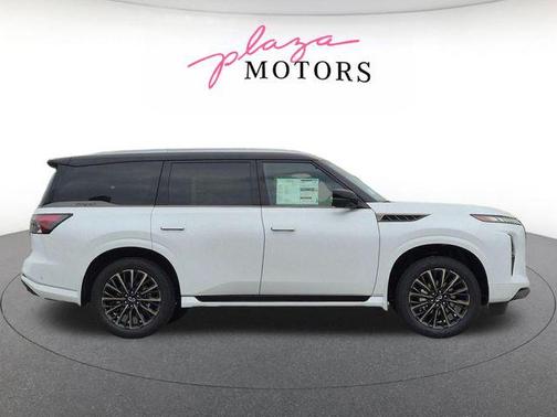 Radiant White/Black Obsidian 2026 INFINITI QX80 AUTOGRAPH AWD