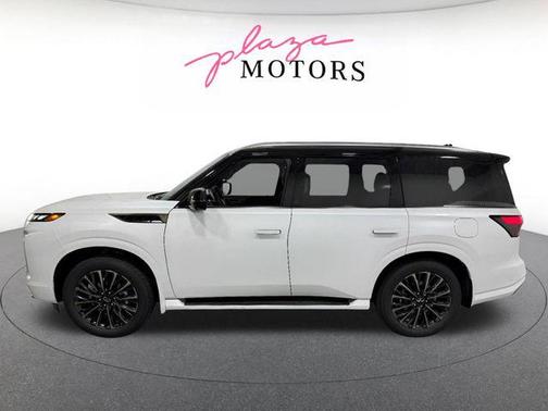 Radiant White/Black Obsidian 2026 INFINITI QX80 AUTOGRAPH AWD