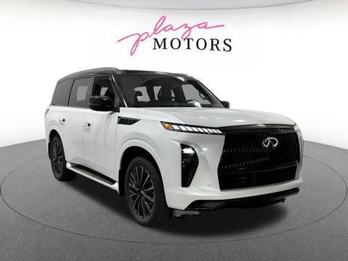 Radiant White/Black Obsidian 2026 INFINITI QX80 AUTOGRAPH AWD