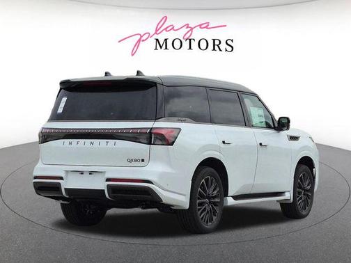 Radiant White/Black Obsidian 2026 INFINITI QX80 AUTOGRAPH AWD