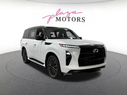 Radiant White/Black Obsidian 2026 INFINITI QX80 AUTOGRAPH AWD