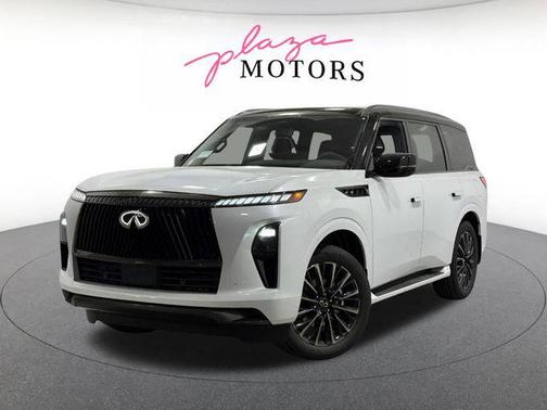 Radiant White/Black Obsidian 2026 INFINITI QX80 AUTOGRAPH AWD