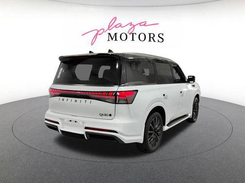 Radiant White/Black Obsidian 2026 INFINITI QX80 AUTOGRAPH AWD