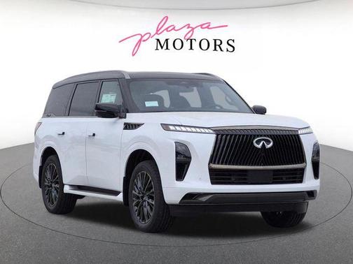 Radiant White/Black Obsidian 2026 INFINITI QX80 AUTOGRAPH AWD