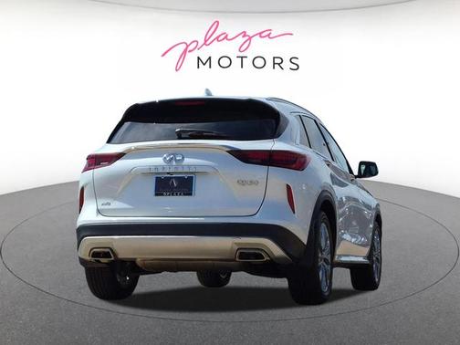 Radiant White 2023 INFINITI QX50 LUXE AWD