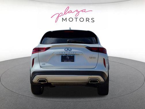 Radiant White 2023 INFINITI QX50 LUXE AWD