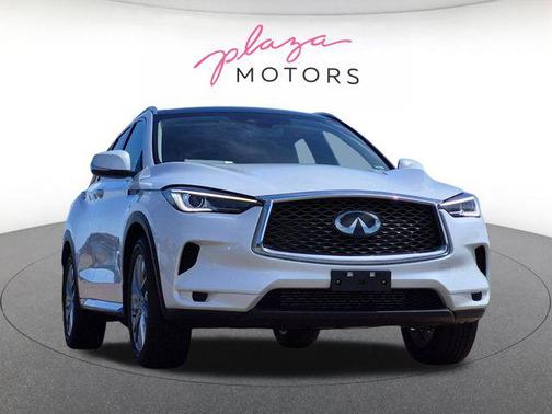 Radiant White 2023 INFINITI QX50 LUXE AWD