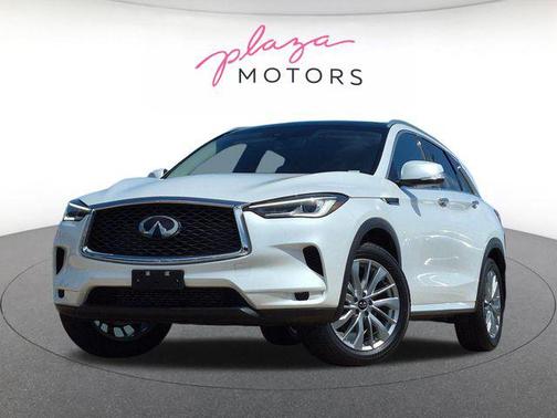 Radiant White 2023 INFINITI QX50 LUXE AWD