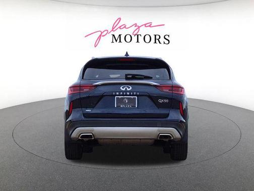 Hermosa Blue 2023 INFINITI QX50 LUXE AWD
