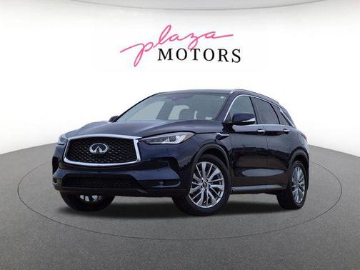 Hermosa Blue 2023 INFINITI QX50 LUXE AWD