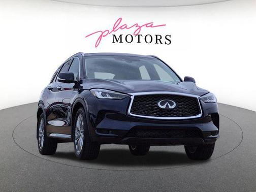 Hermosa Blue 2023 INFINITI QX50 LUXE AWD