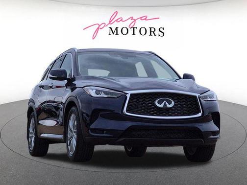 Hermosa Blue 2023 INFINITI QX50 LUXE AWD