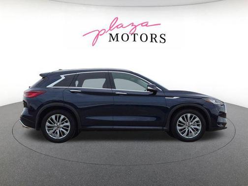 Hermosa Blue 2023 INFINITI QX50 LUXE AWD