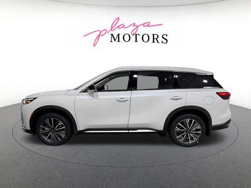 Radiant White 2026 INFINITI QX60 LUXE AWD
